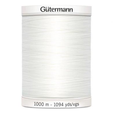Gütermann Naaigaren 1000 m, kleur 800 wit