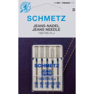 Schmetz naalden jeans 90-110, 5 st