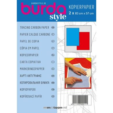 Burda kopieerpapier blauw/rood