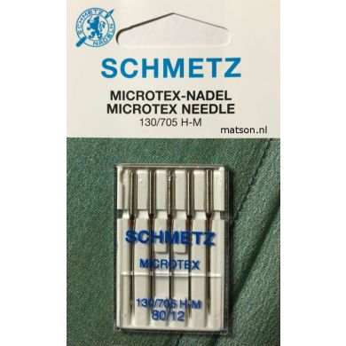 Schmetz naalden Microtex 80, 5 st
