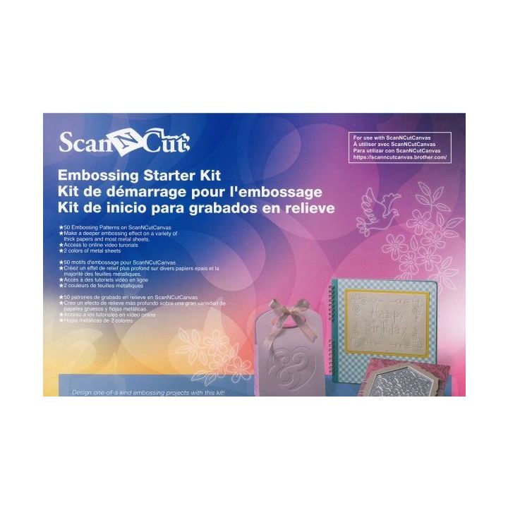 Scan N Cut Embossing Starter Kit