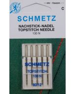 Schmetz Topstitch naalden 80, 5 st