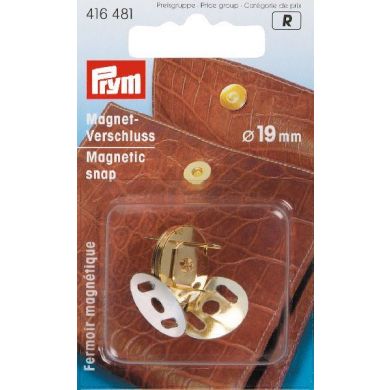 Magneetsluiting 19 mm goud Prym