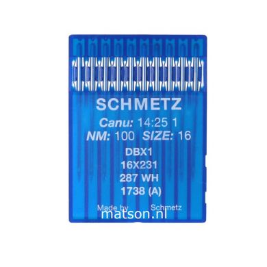 Naalden 1738/ DBx1 Schmetz dikte 100, 10st.