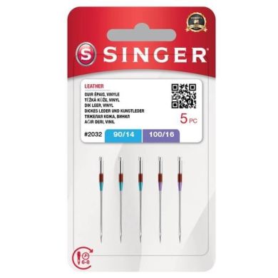 Singer Leer naalden 5 st. 2032 dikte 90 en 100
