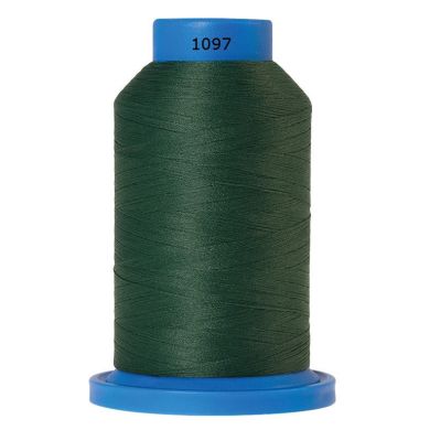 Amann Mettler Seraflock lockgaren 1000m donkergroen kleur 1097