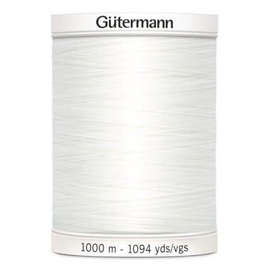 Gütermann Naaigaren 1000 m, kleur 800 wit