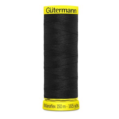 Gütermann Maraflex 150m, kleur 000 zwart