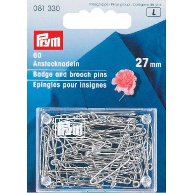 Corsagespelden ijzer 27 mm, 60 stuks Prym