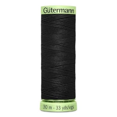 Gütermann Siersteekgaren 30 m, kleur 000 zwart